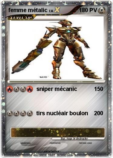 Pokemon femme métalic