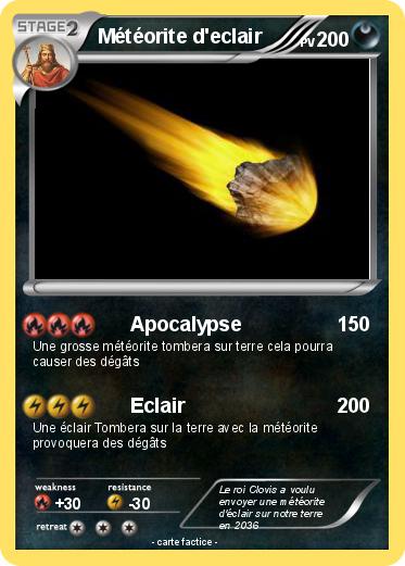Pokemon Météorite d'eclair