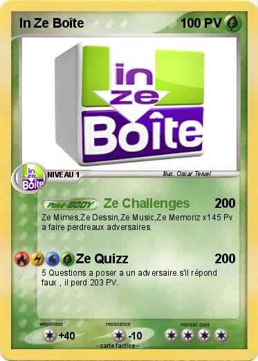 Pokemon In Ze Boîte