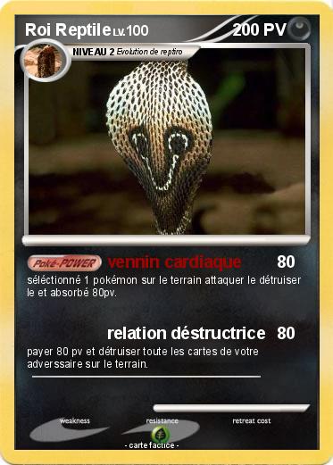 Pokemon Roi Reptile