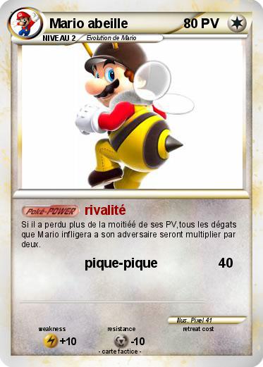 Pokemon Mario abeille