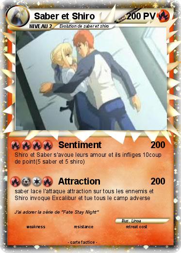 Pokemon Saber et Shiro