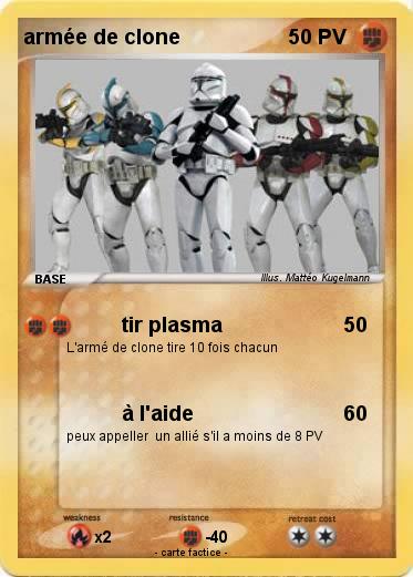 Pokemon armée de clone