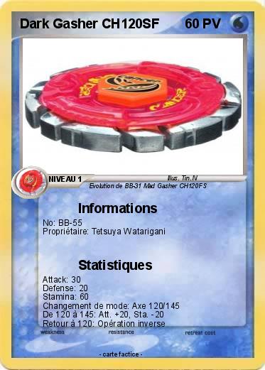 Pokemon Dark Gasher CH120SF