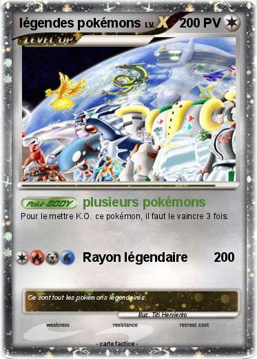 Pokemon légendes pokémons