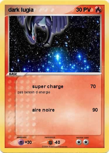 Pokemon dark lugia