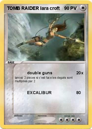 Pokemon TOMB RAIDER lara croft