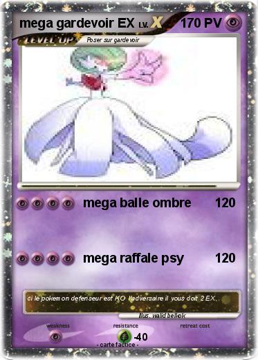 Pokemon mega gardevoir EX