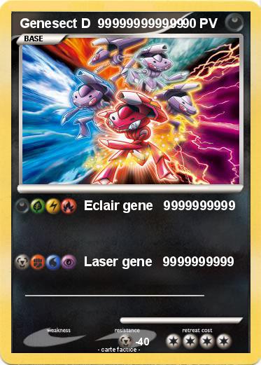 Pokemon Genesect D  999999999999