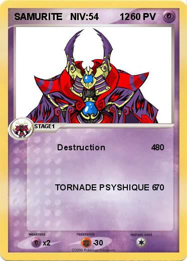 Pokemon SAMURITE   NIV:54        12