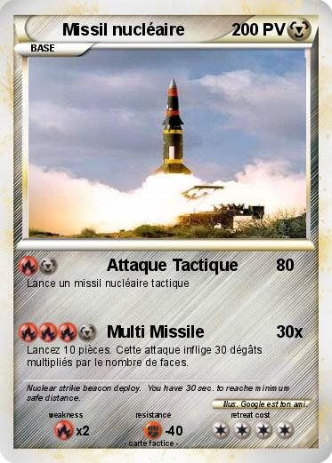 Pokemon Missil nucléaire