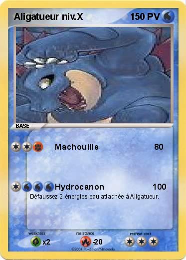 Pokemon Aligatueur niv.X