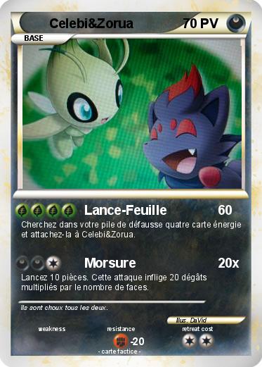 Pokemon Celebi&Zorua