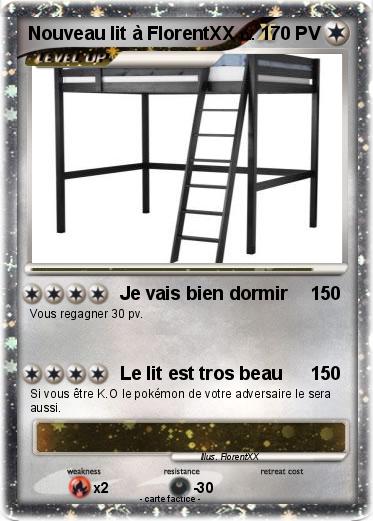 Pokemon Nouveau lit à FlorentXX