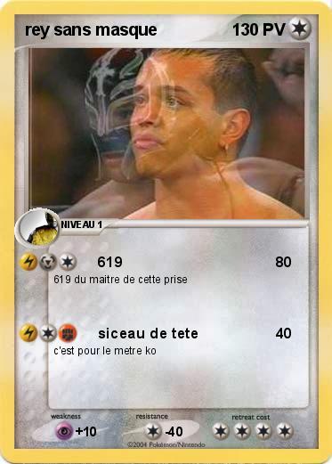 Pokemon rey sans masque