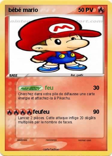 Pokemon bébé mario