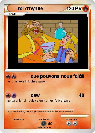 Pokemon roi d'hyrule