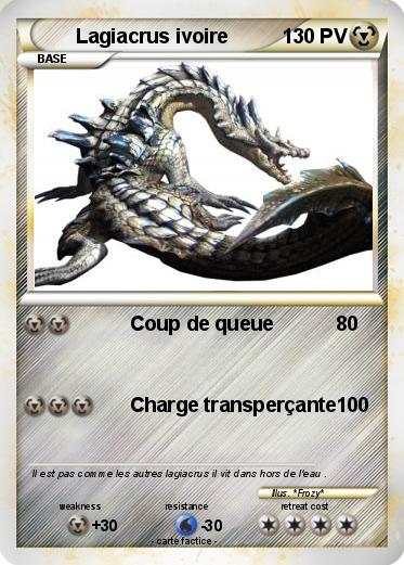 Pokemon Lagiacrus ivoire
