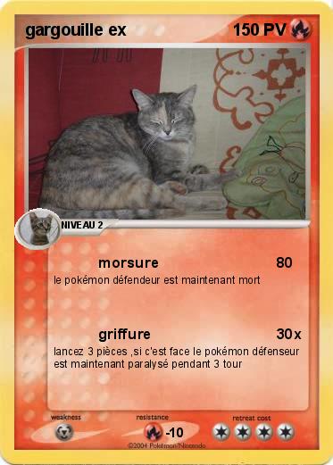 Pokemon gargouille ex 