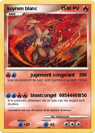 Pokemon kuyrem blanc                  15