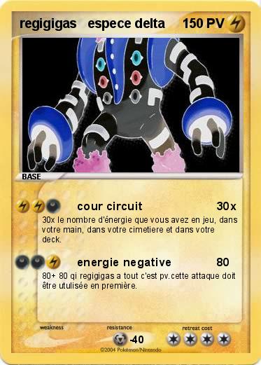 Pokemon regigigas   espece delta