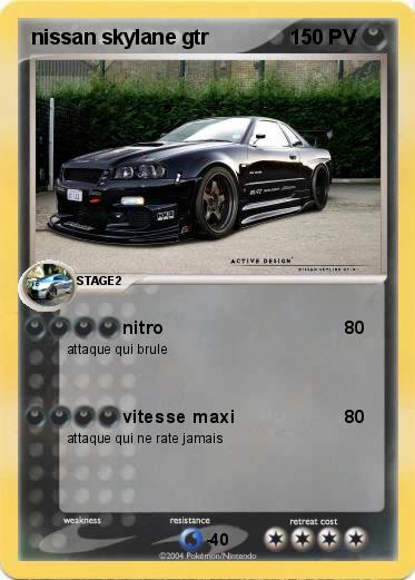 Pokemon nissan skylane gtr