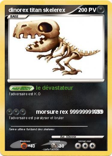 Pokemon dinorex titan skelerex