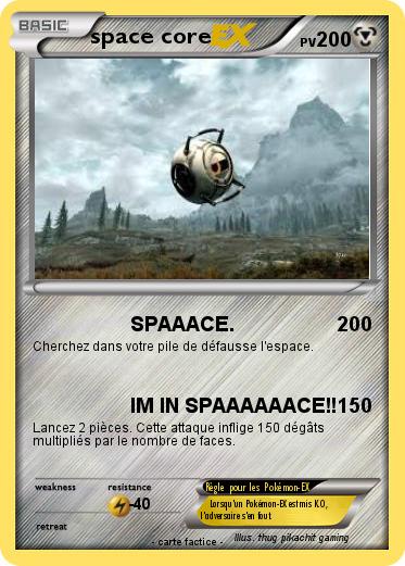 Pokemon space core