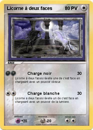 Pokemon Licorne à deux faces