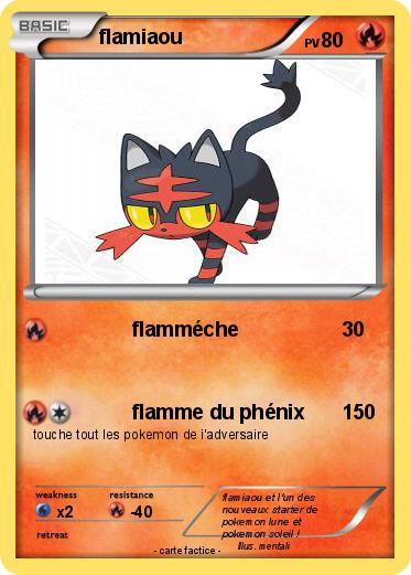 Pokemon flamiaou
