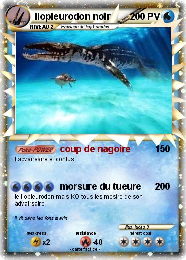 Pokemon liopleurodon noir