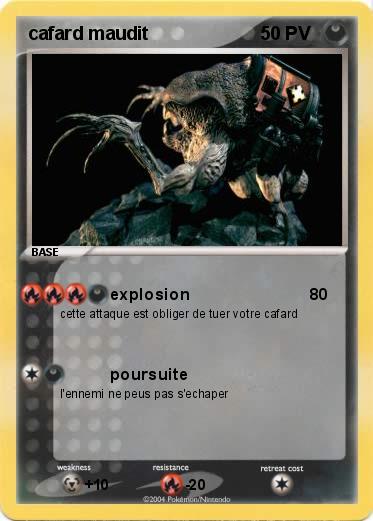 Pokemon cafard maudit