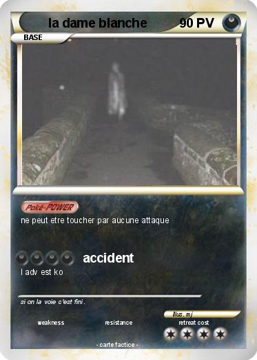 Pokemon la dame blanche