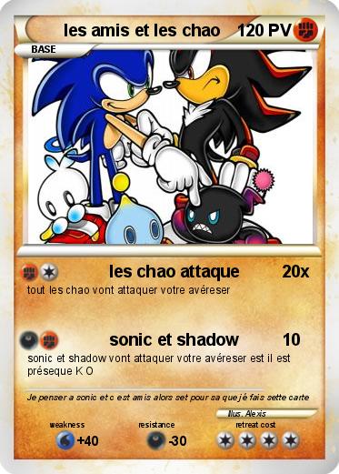 Pokemon les amis et les chao