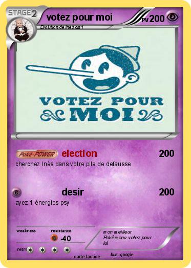 Pokemon votez pour moi