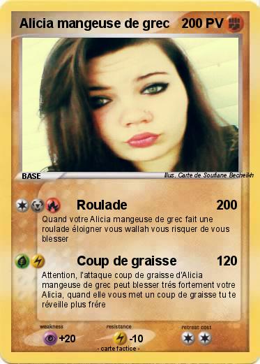 Pokemon Alicia mangeuse de grec