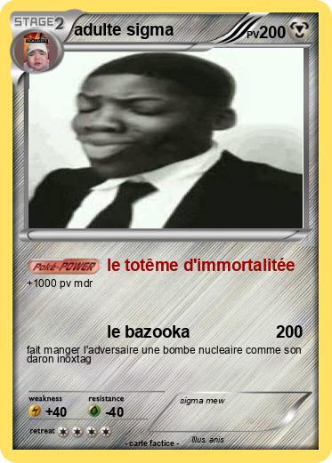 Pokemon adulte sigma