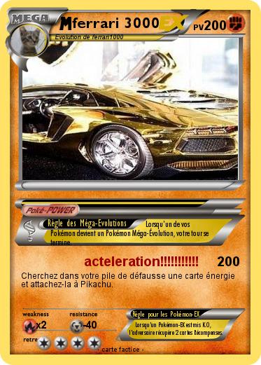 Pokemon ferrari 3000