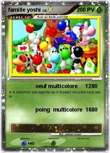 Pokemon famille yoshi
