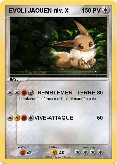 Pokemon EVOLI JAOUEN niv. X 
