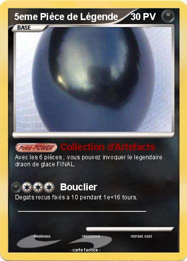 Pokemon 5eme Pièce de Légende