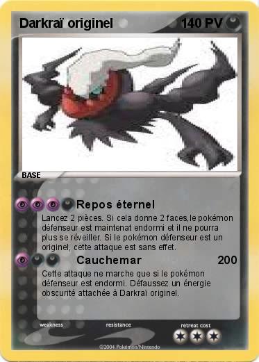 Pokemon Darkraï originel