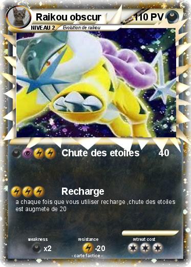 Pokemon Raikou obscur