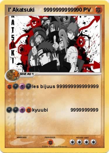 Pokemon l' Akatsuki      99999999999