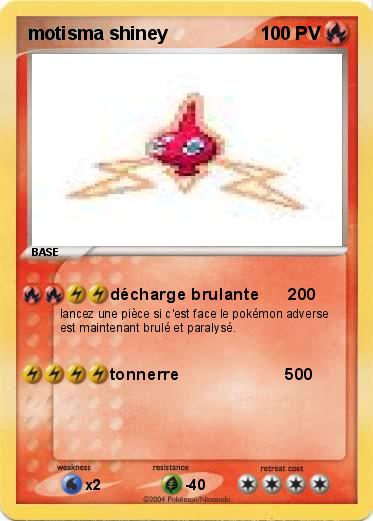 Pokemon motisma shiney