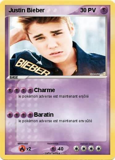 Pokemon Justin Bieber