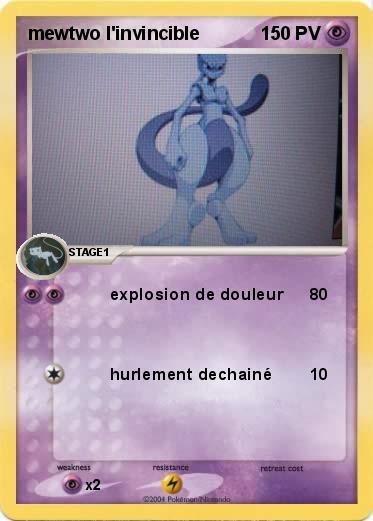 Pokemon mewtwo l'invincible