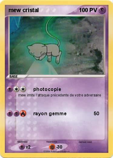Pokemon mew cristal