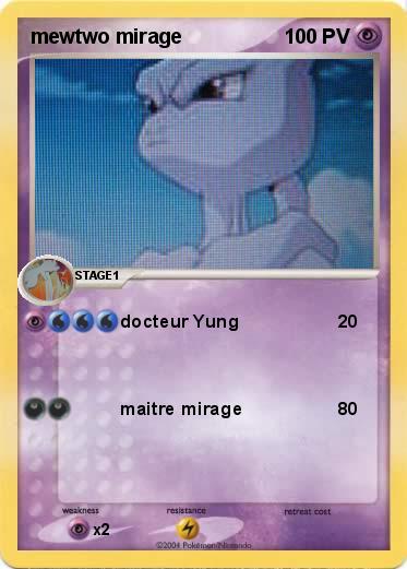 Pokemon mewtwo mirage