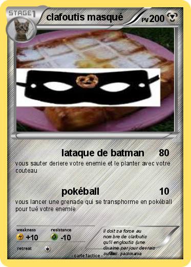 Pokemon clafoutis masqué